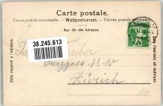 8000 Zürich 1910 Foto AK Stadthausquai Kirche