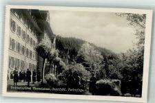 6440 Ingenbohl Foto AK Töchterinstitut Theresianum Parkanlage