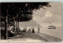 1898 St-Gingolph - Ankunft des Dampfschiffs