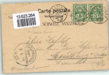 4448 Läufelfingen 1907 Vorläufer Frohburg Hotel Ort lt. Stempel Lithographie