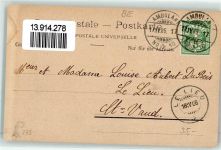3000 Bern Berne 1906 Gebrauchsspuren Mondschein