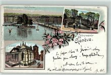 1200 Genève Genf 1899 - Cathedrale Universite Ile JJ Rousseau