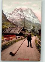 Blasinstrument Alphorn 1912