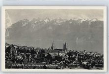 1000 Lausanne Losanna - Panorama Kirche