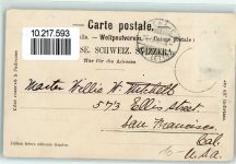 1200 Genève Genf 1900 Gebrauchsspuren La place des Alpes Zierblumen