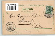 4112 Flüh 1905 BOAKC Bäckerei Hotel Bad Flüh Lithographie