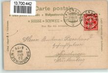 3762 Erlenbach im Simmental 1900 BOAKC Hotel Krone Lithographie