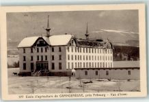 1725 Posieux Hauterive FR - Ecole d Agriculture Grangeneuve hiver