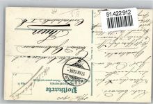 9100 Herisau 1913 - Kirche Wappen Postamt