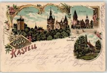 8274 Tägerwilen 1901 - Gasthaus Zum Grünthal Schloss Schlosshof Castell Kastell