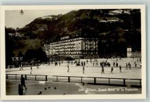 1884 Villars-sur-Ollon - Eisbahn Grand Hotel Palace Eishockey