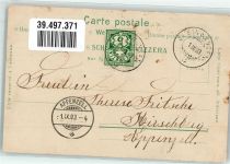 3855 Brienz BE 1903 - Frau Tracht Blumenkorb