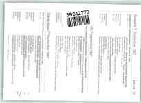 Sondermarken Gedenkausgabe 275 Jahrfeier 125 Jahre Landtag Ausgabe 7. September 1987