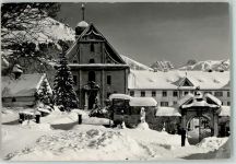 6390 Engelberg - Klosterkirche Winter