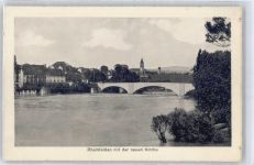 4310 Rheinfelden - Brücke, Kirche, Fluss