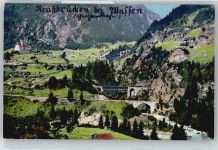 6484 Wassen UR - Drei Eisenbahnlinien, Meienreussbrücke, Gotthardbahn AKU2