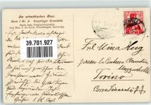 8280 Kreuzlingen 1912 Künstlerkarte sign. Sury Am Schwäbischen Meer Serie I. Nr. 9 Kreuzlinger Strandbild