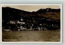 Walchwil Vom See gesehen AK Gaberell 1934 Foto AK