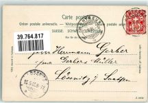 1820 Montreux 1905 - Hotel Caux Ort lt. Stempel