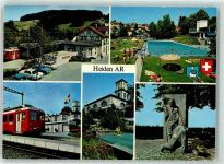 9410 Heiden - Schwimmbad Eisenbahn Denkmal Mercedes