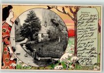 4500 Solothurn Soleure 1902 - Einsiedelei Jugendstil Passepartout