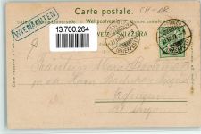 9405 Wienacht-Tobel 1902 BOAKC Bahnhof Kuranstalt Felsengrund Wolfhalden Posthilfstelle Lithographie