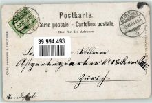 Zwei Schweizer Kinder in Tracht Alphorn 1904 Gebrauchsspuren