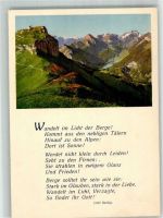 Hoher Kasten 1932 Foto AK Gedicht Seelig