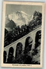 3825 Mürren Foto AK Bergbahn Mürrenbahn Jungfrau