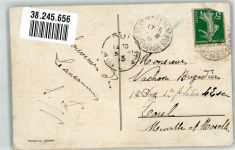 1000 Ouchy 1913 Foto AK Fluggerät Hafen Lac Lemann