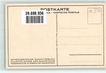 Künstlerkarte Gleichnis vom barmherzigen Samariter sign. E. Burnand Esel Bernhardiner Schweizer Samariterbund