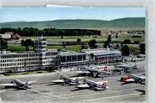 8302 Kloten Foto AK Fliegeraufnahme Flughafen