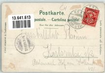 4900 Langenthal 1898 Lithographie Marktstrasse Gasthaus zum Bären Hirschpark