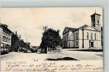 9630 Wattwil 1906 - Die reformierte Kirche Häuser