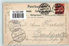 Zürich Nr. 2107 Gruss aus Zürichsee sign. Steinmann Schlumpf 1901 Lithographie
