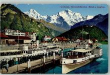 3800 Interlaken Gebrauchsspuren Dampfschiffstation Mönch Jungfrau