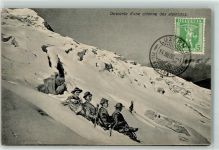 6000 Luzern Lucerne 1908 - Descente d une colonne des alpinistes Ort lt. Stempel