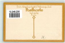 6440 Brunnen Künstlerkarte Landungssteg Seitenraddanpfer sign.E.Stiefel