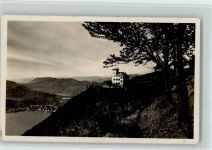 Lugano Kulm Hotel Mte. Bre Blick gegen Mte. Rosa Gaberell