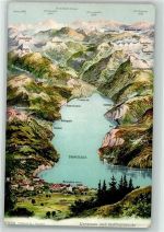 6440 Brunnen - Vogelschau Urnersee