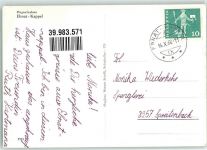 9642 Ebnat-Kappel 1966 Foto AK Fliegeraufnahme