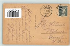 6986 Novaggio - Un Saluto Kirche Frau Tracht