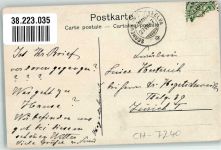 7249 Serneus 1907 Foto AK