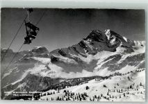 8784 Braunwald Winter Seilbahn Tödi Ortsstock