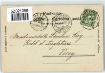 1000 Lausanne Losanna 1906 Lithographie Hotel Gibbon