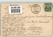 8703 Erlenbach ZH 1907 - Ort handschriftlich
