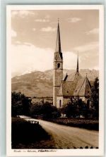 9494 Schaan Foto AK Kirche