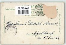 8340 Hinwil 1905 Lithographie Gasthaus zum Hirschn Schulhaus Hirschenplatz