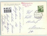 Martinsmadhütte 1949 Foto AK Hüttenstempel