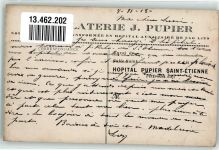 Saint-Etienne Industrie Fabrik Chocolat Pupier AK Schokolade 1918